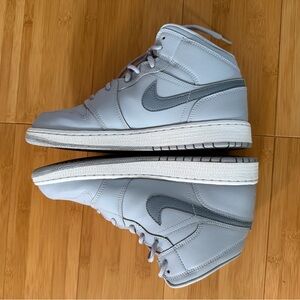 Nike Light Gray High-Top Sneakers